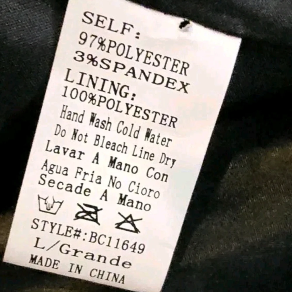 AKIRA Black Dua Shine Bright Embellished Rhinestone Blazer! L - Picture 6 of 6